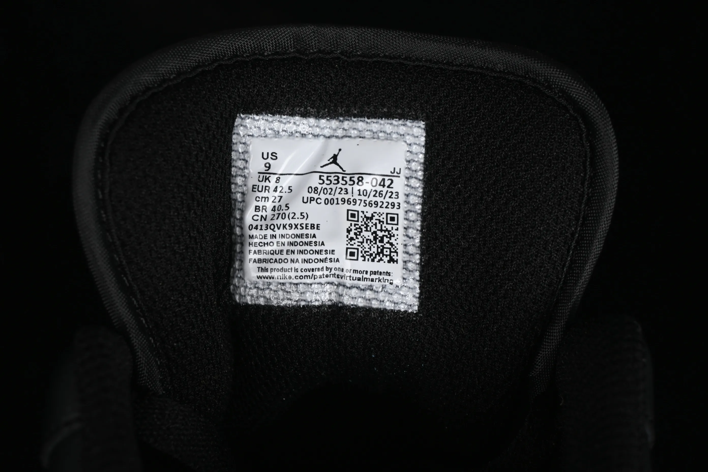All categories Air Jordan Jordan series basketball shoes Air Jordan 1 Low Air Jordan 1 Low AJ1 Joe 1 black and blue low-top retro basketball shoes 553558-042